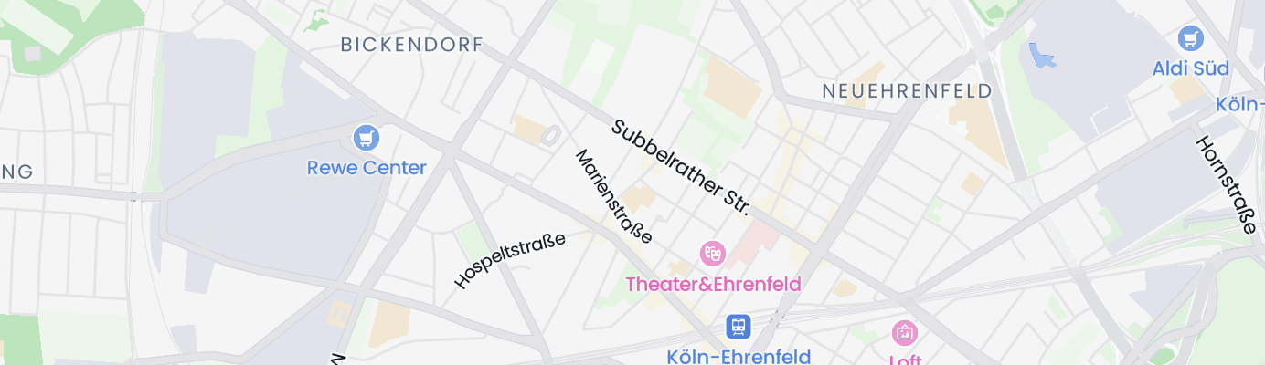 Karte mit dem ungefähren Standort