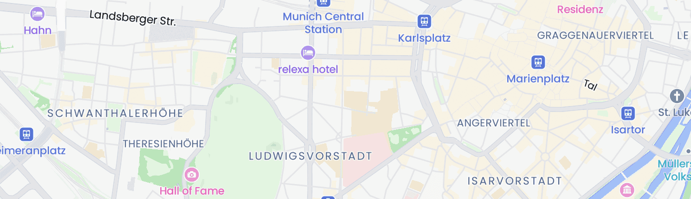 Karte mit dem ungefähren Standort