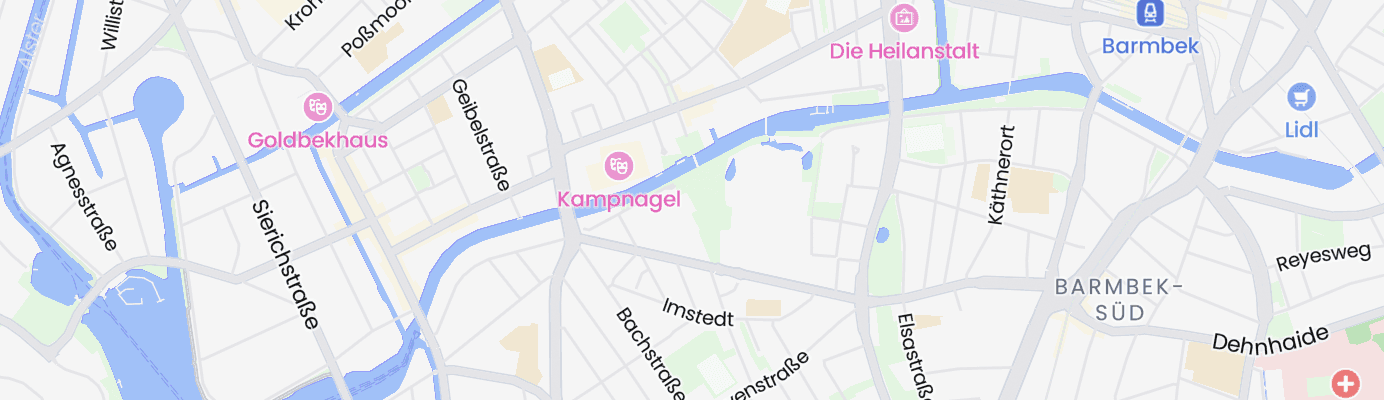 Karte mit dem ungefähren Standort