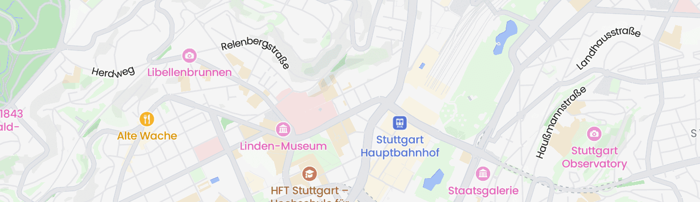 Karte mit dem ungefähren Standort