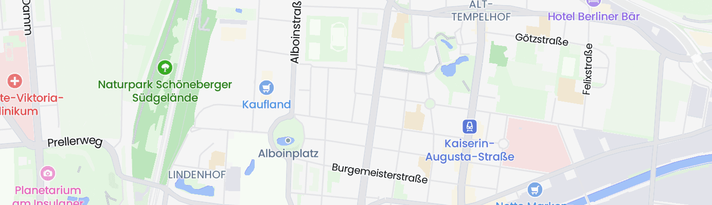 Karte mit dem ungefähren Standort