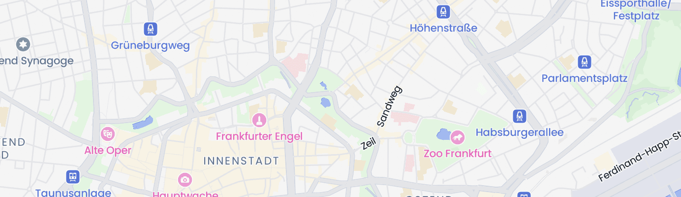 Karte mit dem ungefähren Standort
