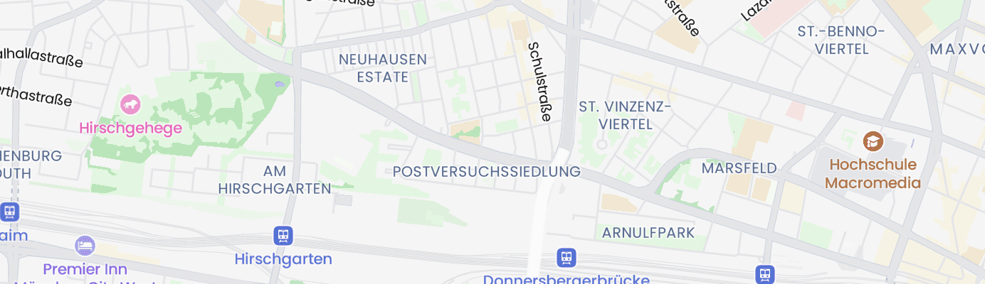 Karte mit dem ungefähren Standort