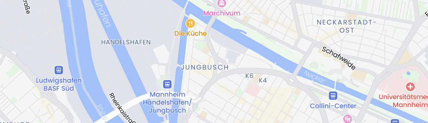 Karte mit dem ungefähren Standort