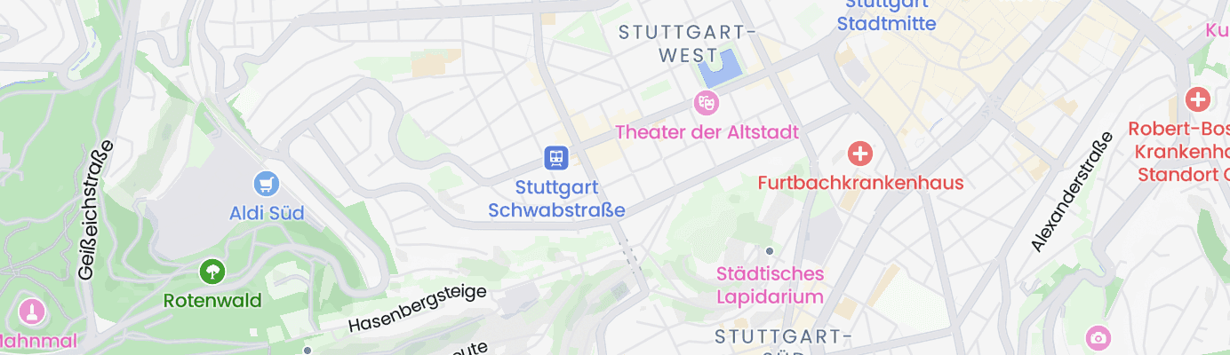 Karte mit dem ungefähren Standort