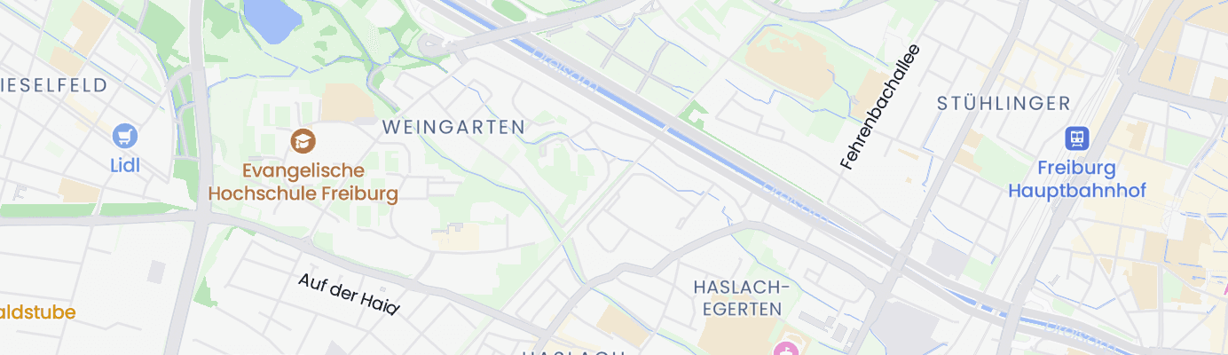 Karte mit dem ungefähren Standort