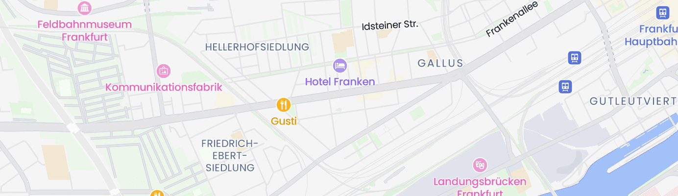 Karte mit dem ungefähren Standort