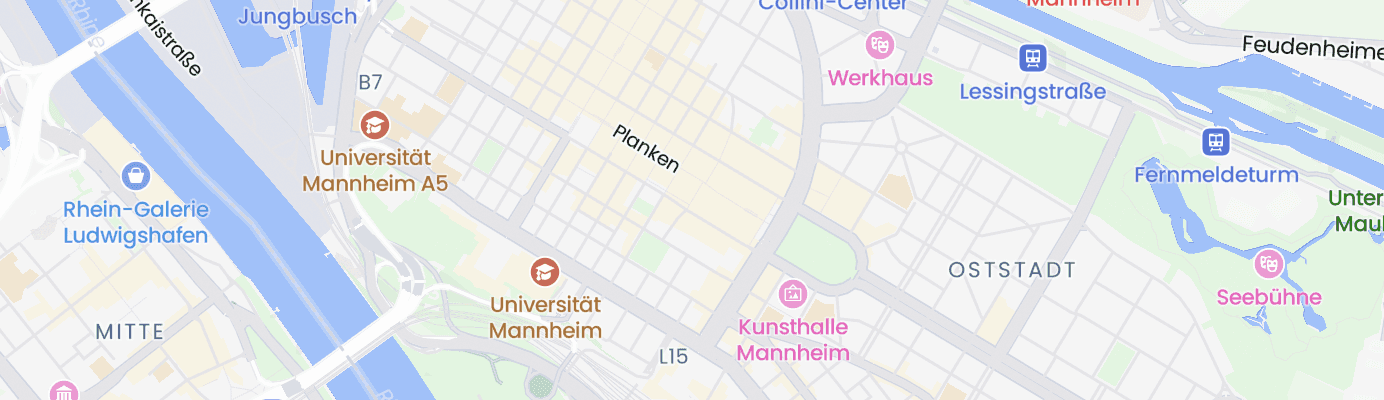 Karte mit dem ungefähren Standort
