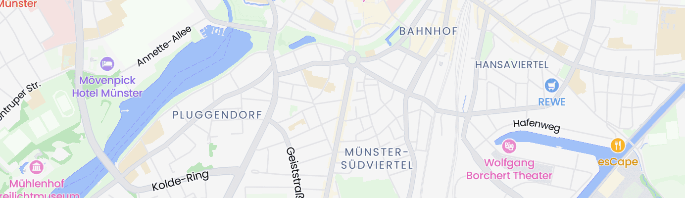 Karte mit dem ungefähren Standort