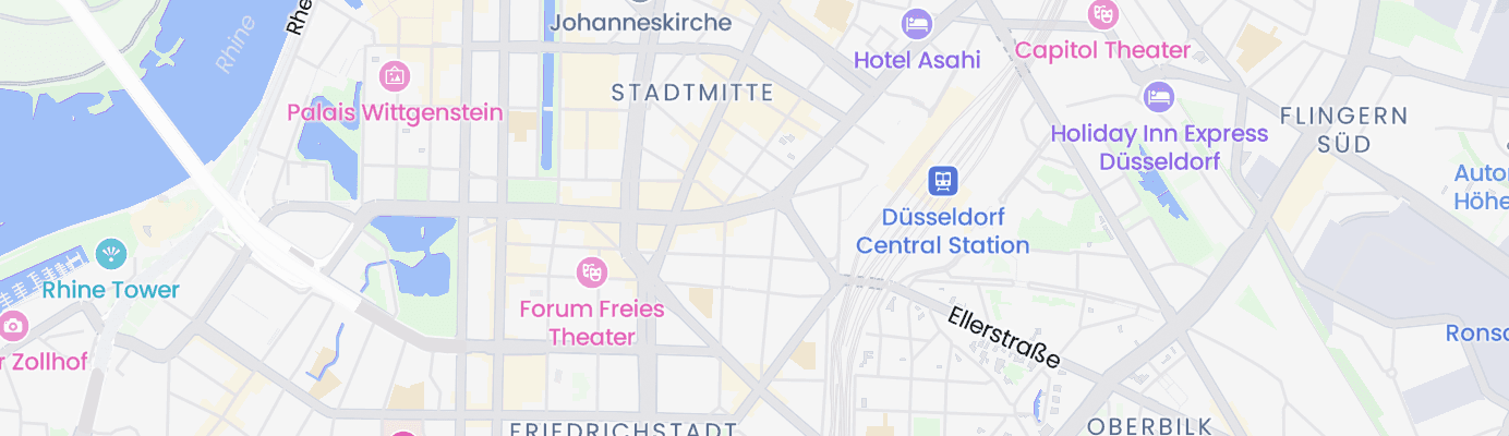 Karte mit dem ungefähren Standort
