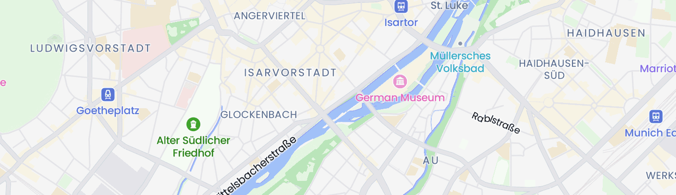 Karte mit dem ungefähren Standort