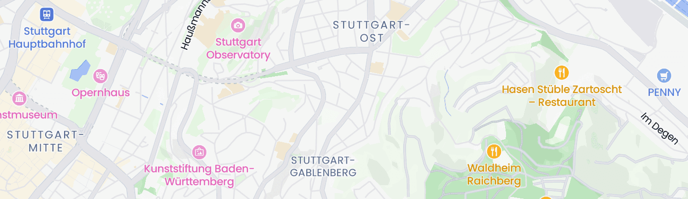 Karte mit dem ungefähren Standort