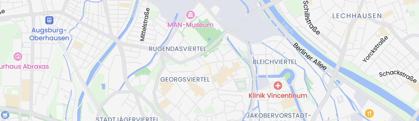 Karte mit dem ungefähren Standort