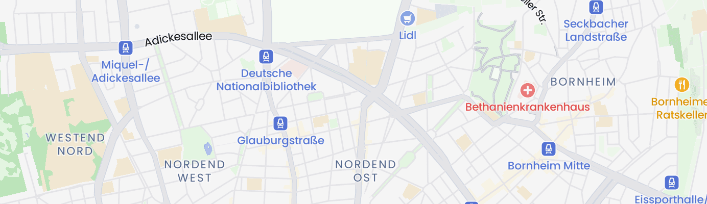 Karte mit dem ungefähren Standort