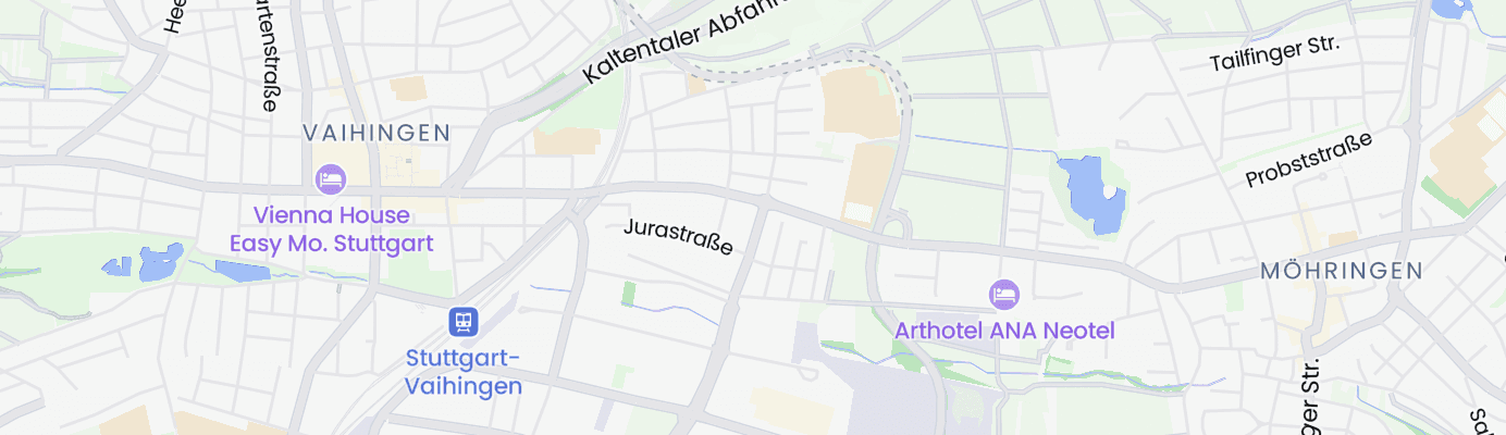 Karte mit dem ungefähren Standort
