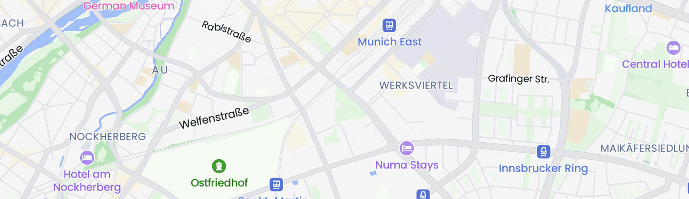 Karte mit dem ungefähren Standort
