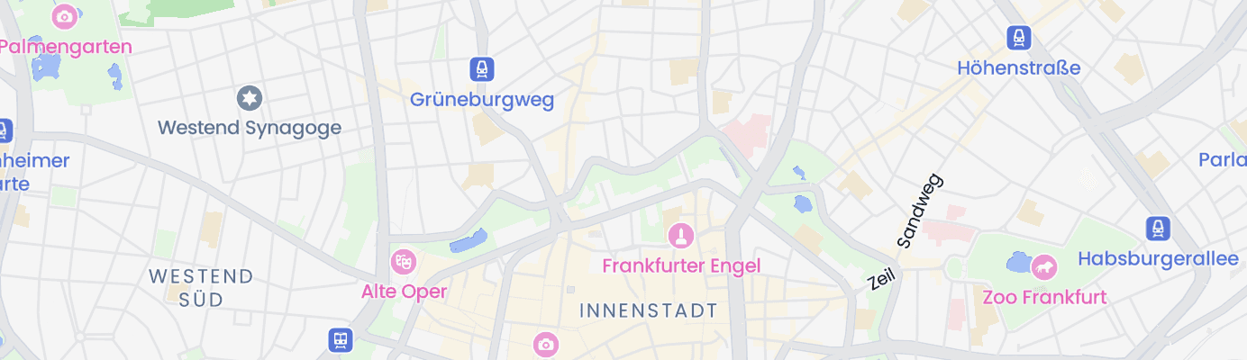 Karte mit dem ungefähren Standort