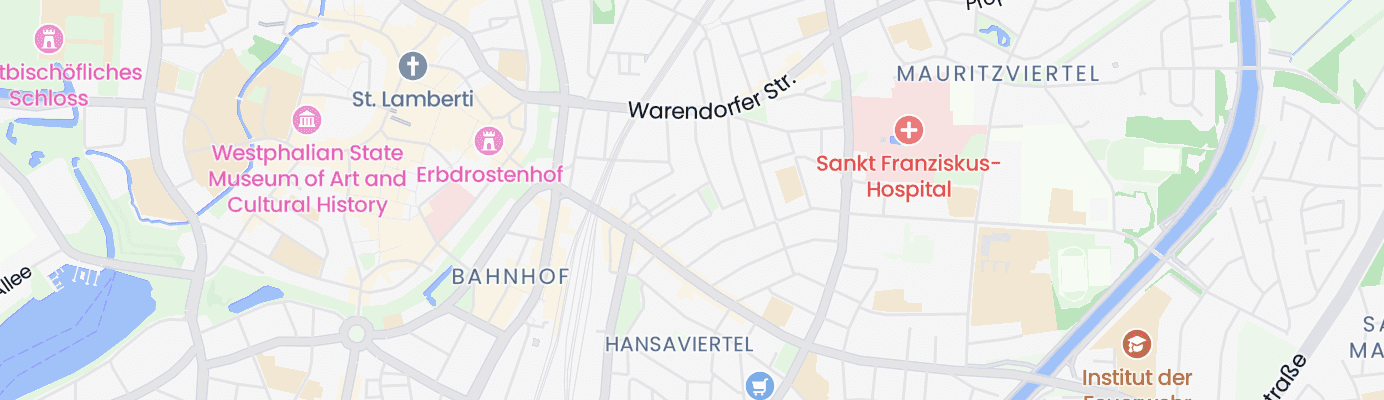 Karte mit dem ungefähren Standort