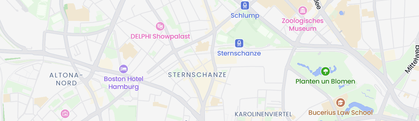 Karte mit dem ungefähren Standort