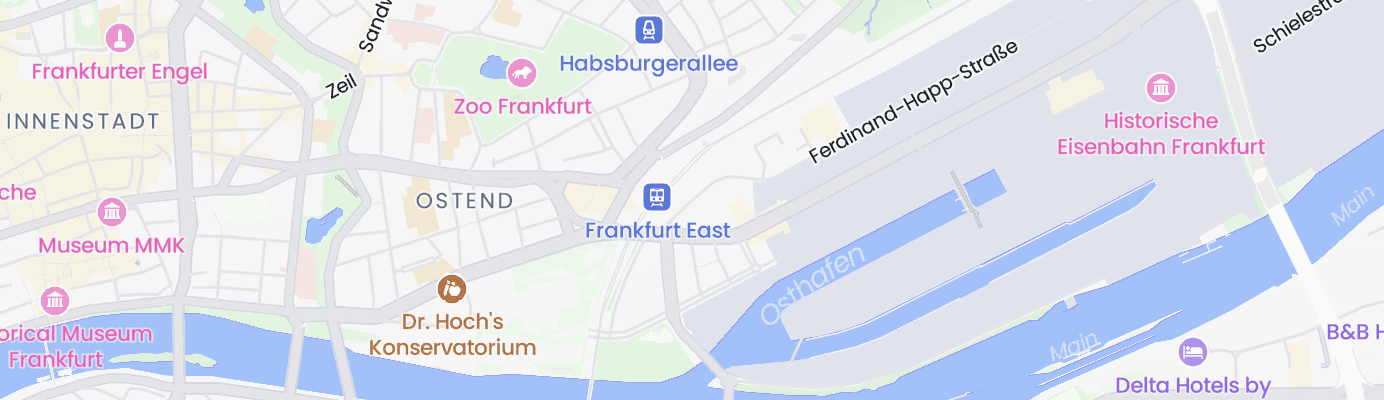 Karte mit dem ungefähren Standort