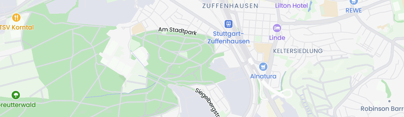 Karte mit dem ungefähren Standort