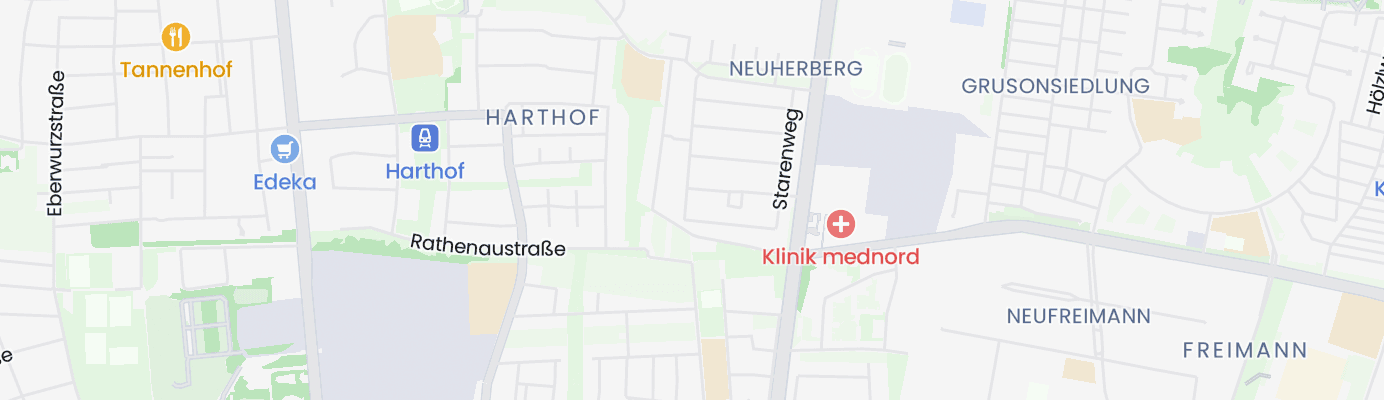 Karte mit dem ungefähren Standort