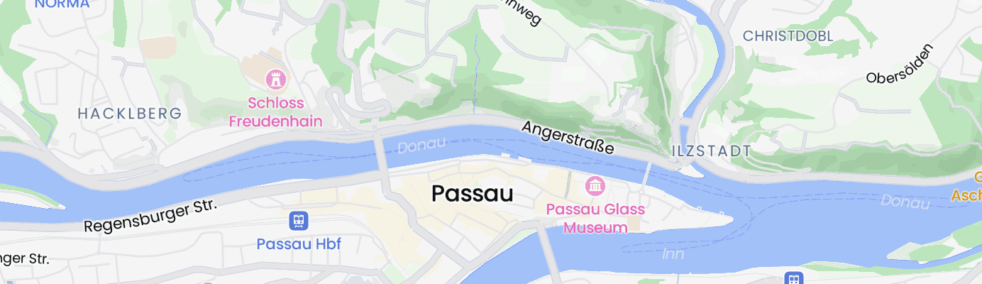 Karte mit dem ungefähren Standort