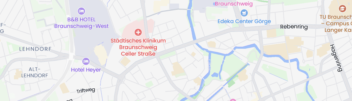 Karte mit dem ungefähren Standort