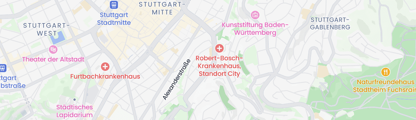 Karte mit dem ungefähren Standort